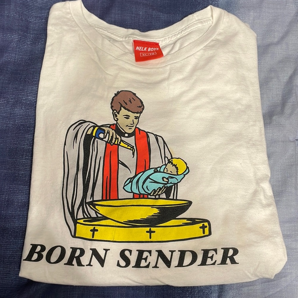 Nelk boys full send long sleeve tee “born sender”